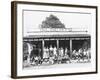 School Children Waiting for the Bus at the General Store-Ralph Crane-Framed Photographic Print