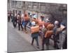School Children Walking to School with Book Bags on their Backs, East Germany-Ralph Crane-Mounted Photographic Print
