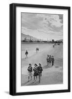 School Children-Ansel Adams-Framed Art Print