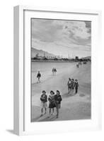 School Children-Ansel Adams-Framed Art Print