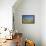 School Desk in Field, Michigan-Paul Souders-Framed Stretched Canvas displayed on a wall