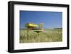 School Desk in Field, Michigan-Paul Souders-Framed Photographic Print