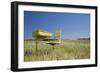 School Desk in Field, Michigan-Paul Souders-Framed Photographic Print