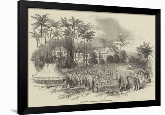 School Fete at Codrington College, Barbadoes-null-Framed Giclee Print