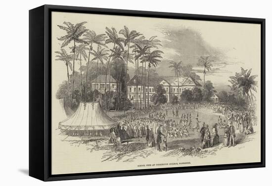 School Fete at Codrington College, Barbadoes-null-Framed Stretched Canvas
