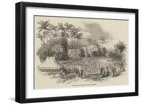 School Fete at Codrington College, Barbadoes-null-Framed Premium Giclee Print