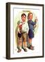 "School Fight,"September 12, 1936-Frances Tipton Hunter-Framed Giclee Print