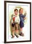 "School Fight,"September 12, 1936-Frances Tipton Hunter-Framed Giclee Print