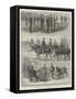 School for Cavalry of the Auxiliary Forces at Aldershott-null-Framed Stretched Canvas