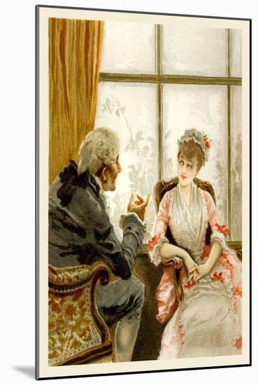 School for Scandal: An Enthralling Conversation-Lucius Rossi-Mounted Art Print