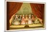 School for Scandal: Cast on Stage-Lucius Rossi-Mounted Art Print