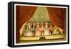 School for Scandal: Cast on Stage-Lucius Rossi-Framed Stretched Canvas