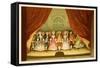 School for Scandal: Cast on Stage-Lucius Rossi-Framed Stretched Canvas