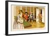 School for Scandal: Caught!-Lucius Rossi-Framed Art Print