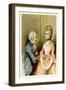 School for Scandal: Gossip-Lucius Rossi-Framed Art Print