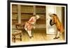 School for Scandal: Greetings-Lucius Rossi-Framed Art Print