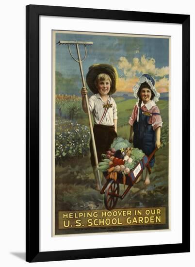 School Garden-null-Framed Giclee Print