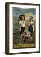 School Garden-null-Framed Giclee Print