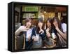 School Girls with Louis Vuitton Bags, Tokyo, Honshu, Japan-null-Framed Stretched Canvas