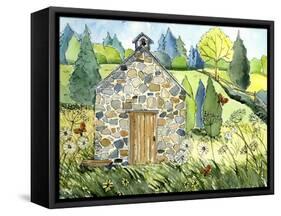 School House1-Jennifer Zsolt-Framed Stretched Canvas