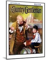 "School Master," Country Gentleman Cover, September 1, 1926-William Meade Prince-Mounted Premium Giclee Print