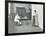 School Nurse Examining Girls Hair for Head Lice, Chaucer School, London, 1911-null-Framed Premium Photographic Print