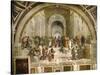 School of Athens, circa 1510-1512, One of the Murals Raphael Painted for Pope Julius II-Raphael-Stretched Canvas