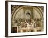 School of Athens, circa 1510-1512, One of the Murals Raphael Painted for Pope Julius II-Raphael-Framed Giclee Print