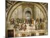 School of Athens, circa 1510-1512, One of the Murals Raphael Painted for Pope Julius II-Raphael-Mounted Giclee Print