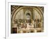 School of Athens, circa 1510-1512, One of the Murals Raphael Painted for Pope Julius II-Raphael-Framed Giclee Print