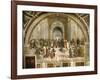 School of Athens, circa 1510-1512, One of the Murals Raphael Painted for Pope Julius II-Raphael-Framed Giclee Print