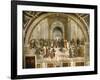 School of Athens, circa 1510-1512, One of the Murals Raphael Painted for Pope Julius II-Raphael-Framed Giclee Print