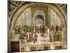 School of Athens, circa 1510-1512, One of the Murals Raphael Painted for Pope Julius II-Raphael-Mounted Giclee Print