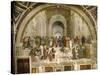 School of Athens, circa 1510-1512, One of the Murals Raphael Painted for Pope Julius II-Raphael-Stretched Canvas