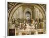 School of Athens, circa 1510-1512, One of the Murals Raphael Painted for Pope Julius II-Raphael-Framed Giclee Print