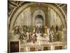 School of Athens, circa 1510-1512, One of the Murals Raphael Painted for Pope Julius II-Raphael-Mounted Giclee Print