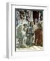 School of Athens, Detail: Euclid and Ptolemy with the Globe-Raffael-Framed Premium Giclee Print