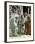 School of Athens, Detail: Euclid and Ptolemy with the Globe-Raffael-Framed Giclee Print