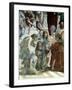 School of Athens, Detail: Euclid and Ptolemy with the Globe-Raffael-Framed Giclee Print