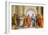 School of Athens, Detail. Plato and Aristotle. 1509 (Fresco)-Raphael (1483-1520)-Framed Giclee Print