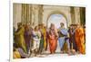 School of Athens, Detail. Plato and Aristotle. 1509 (Fresco)-Raphael (1483-1520)-Framed Giclee Print