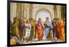 School of Athens, Detail. Plato and Aristotle. 1509 (Fresco)-Raphael (1483-1520)-Framed Giclee Print