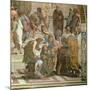 School of Athens, from the Stanza Della Segnatura, 1510-11 (Detail of 472)-Raphael-Mounted Giclee Print