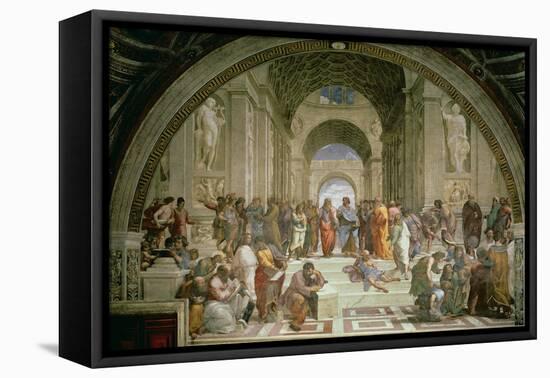 School of Athens, from the Stanza della Segnatura, 1510-11-Raphael-Framed Stretched Canvas