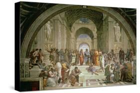 School of Athens, from the Stanza della Segnatura, 1510-11-Raphael-Stretched Canvas