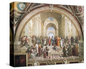 School of Athens-Raphael-Stretched Canvas
