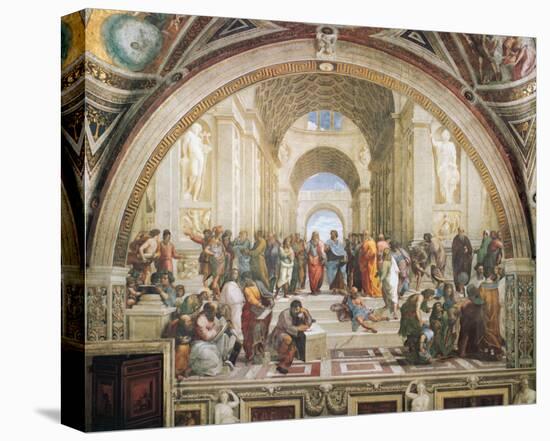 School of Athens-Raphael-Stretched Canvas