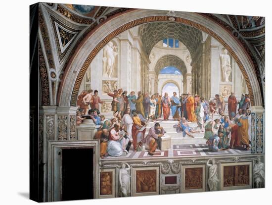 School of Athens-Raphael-Stretched Canvas