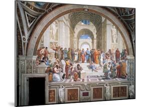 School of Athens-Raphael-Mounted Art Print