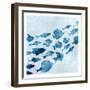 School of Fish 1-Kimberly Allen-Framed Art Print